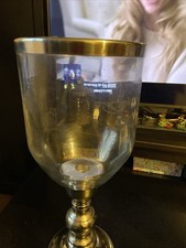Large chrome glass - large,