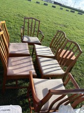 Stag set dining chairs 2 - 6,