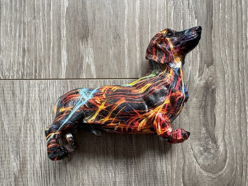 Multicolour sausage dog - sausage,