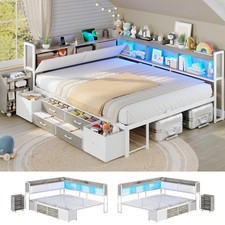 14 Inch Corner Bed Frame with