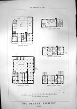 Old Print Plough Brewery Plans