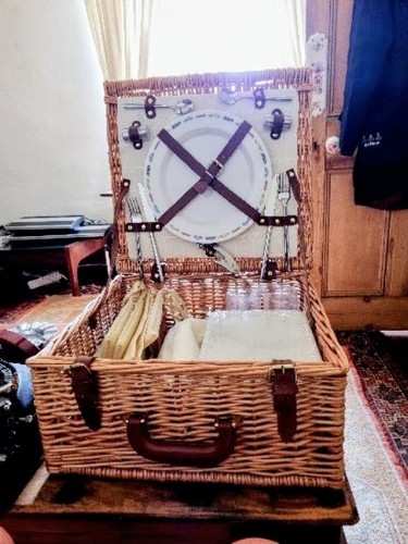 Vintage retro lasta picnic - vintage,