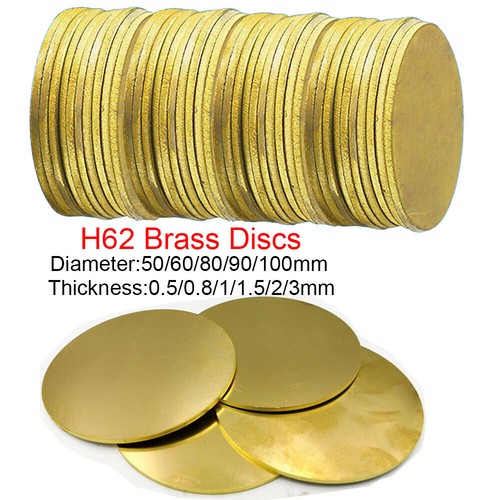 H62 solids brass discs blanks - solids,