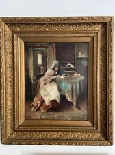 antique oil Painting Old