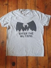 Enter The Wu Tang Graphic T-shirt Mens Large Grey - Next Level - Hip Hop