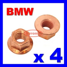 4 BMW EXHAUST MANIFOLD PIPE NUT M8 NUTS HEX FLANGE 3 E30 E36 E46 E90 E91 E92