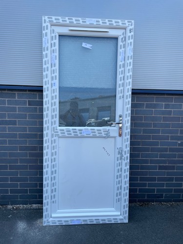 New white upvc door - door, *