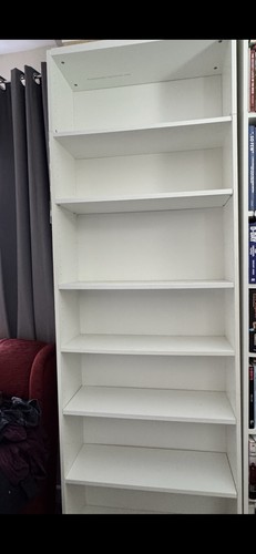 Ikea white billy bookcase - white,