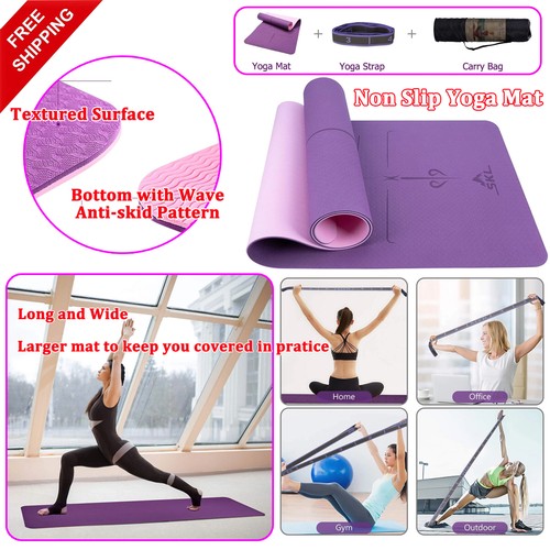 Yoga mat non - non, inch