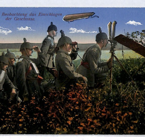 Zeppelin ww1 propaganda art - zeppelin,