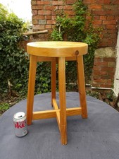 Wooden Stool / Side Table /