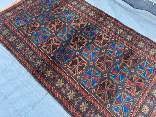 Fine hand knotted afghan - fine,