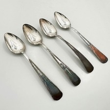 RARE SET 4 COFFEE SPOONS OLD