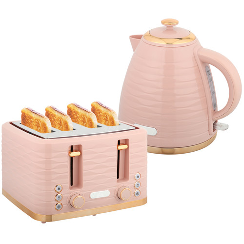 Pink kettle toaster - toaster, 4