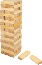 54pcs wooden tumbling tower - wooden,