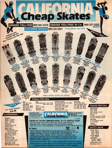 1986 california cheap skates - 1986,