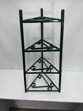 Green  corner plant rack, Metal Corner  for displaying plants Decorative