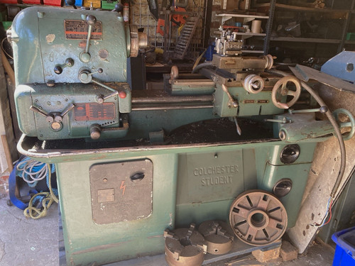 Colchester student lathe - colchester, lathe.