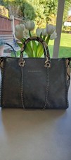 Stella McCartney Vegan Leather Pink Tote Bag With Snake Print Handles/Sides