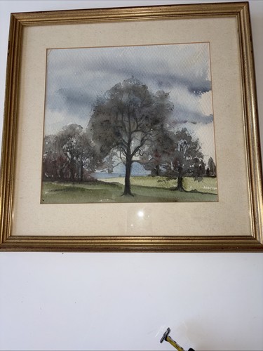 Original landscape watercolor - landscape,