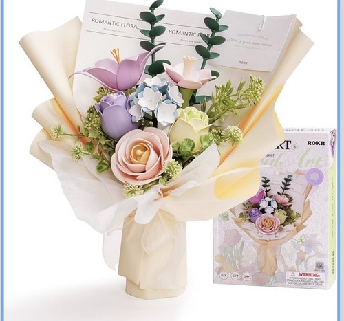 Bouquet building toys blocks - toys,