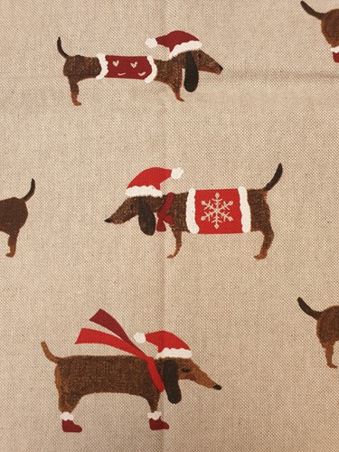 Dachshund fabric metre - fabric,