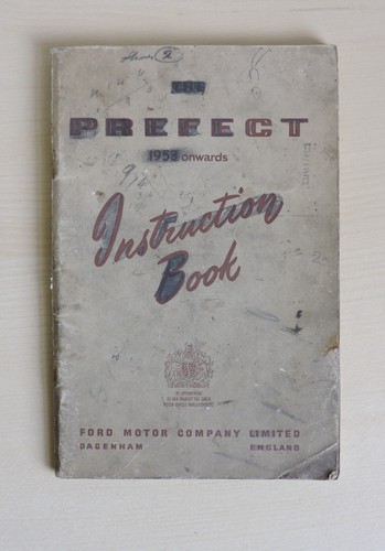 Ford prefect instruction - ford, book