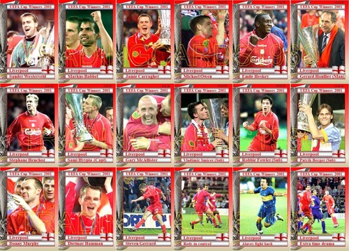 Liverpool 2001 uefa cup - liverpool,