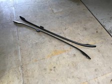 BMW E61 5 SERIES OEM LCI TOURING BLACK ROOF BARS PAIR