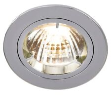 Knightsbridge GU10/MR16 Chrome Downlight – Twist Lock Recessed Fitting