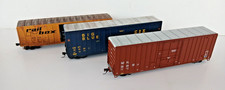 THREE Atlas/Walthers  HO boxcars CSXT NOKL Railbox Gundersen high cube weathered