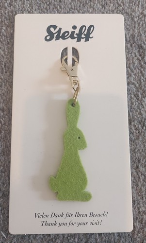 Steiff rabbit green felt - green,