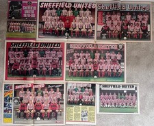 Sheffield United Team Pictures Taken From Various Magazines