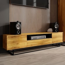 200cm TV Unit Oak Matt with