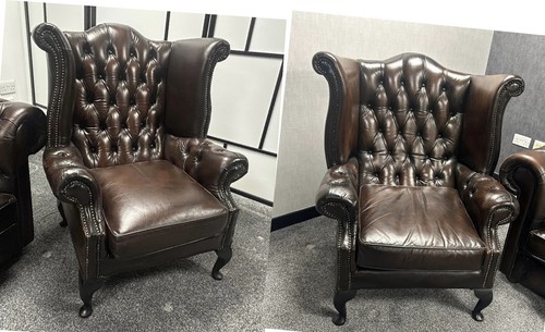 Chesterfield wingback chairs - wingback,
