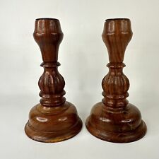 Vintage Hand Carved Brown