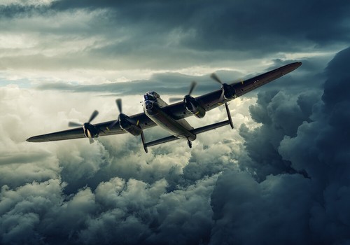Avro lancaster gloomy cloudy - avro,