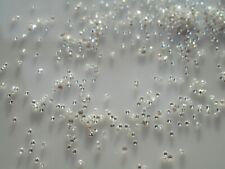 1mm Round white clear cubic zirconia loose stones, 20x1mm stones for 99p.