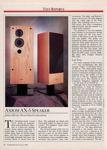 Axiom speaker full - ax-5,