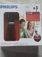 ? New Philips SPC230NC 1.3mp Webcam & Microphone Boxed  
