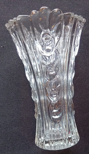 Vintage small glass vase - vintage, 14.5