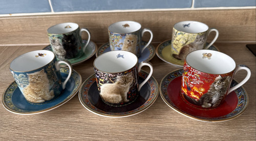 Danbury mint lesleys cats - danbury,