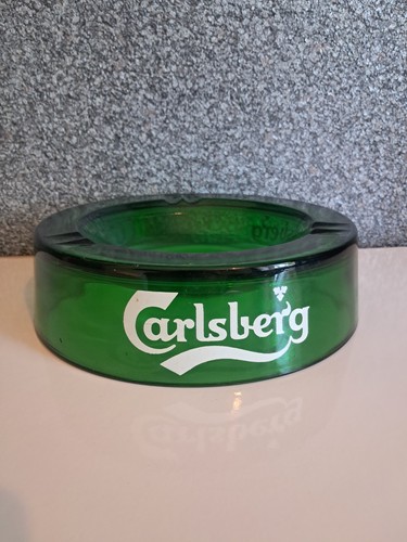 Carlsberg vintage green glass - vintage,