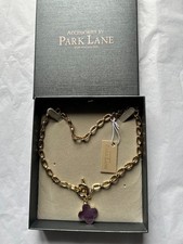 14k Gold Plated T Bar Clover