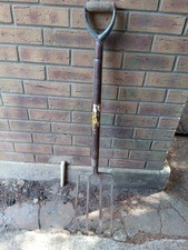 Bulldog Vintage Garden Fork Allotment Digging Border Fork Old Tool