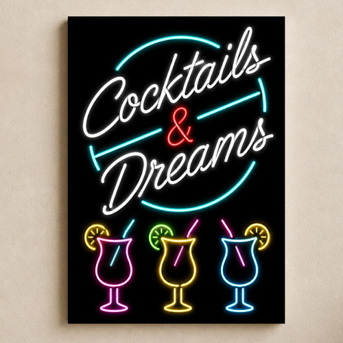 Cocktails and dreams poster - dreams,