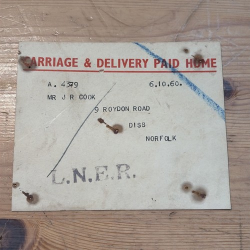 1960 lner carriage - carriage, &