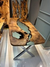 Walnut Epoxy Dining Table |