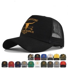 Bull Trucker Mesh Baseball Hat Men Women Hip Hop Unisex Breathable Snapback Cap