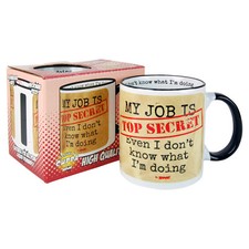 FUNNY Mug. My Job is Secret